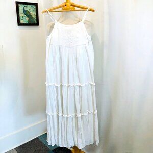 Polo Ralph Lauren White Cotton Girls' Dress Size 10
